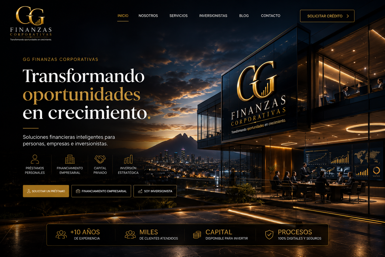 Sede corporativa de GG Finanzas Corporativas